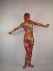 Multicolor Silk Unisex Zentai Catsuit